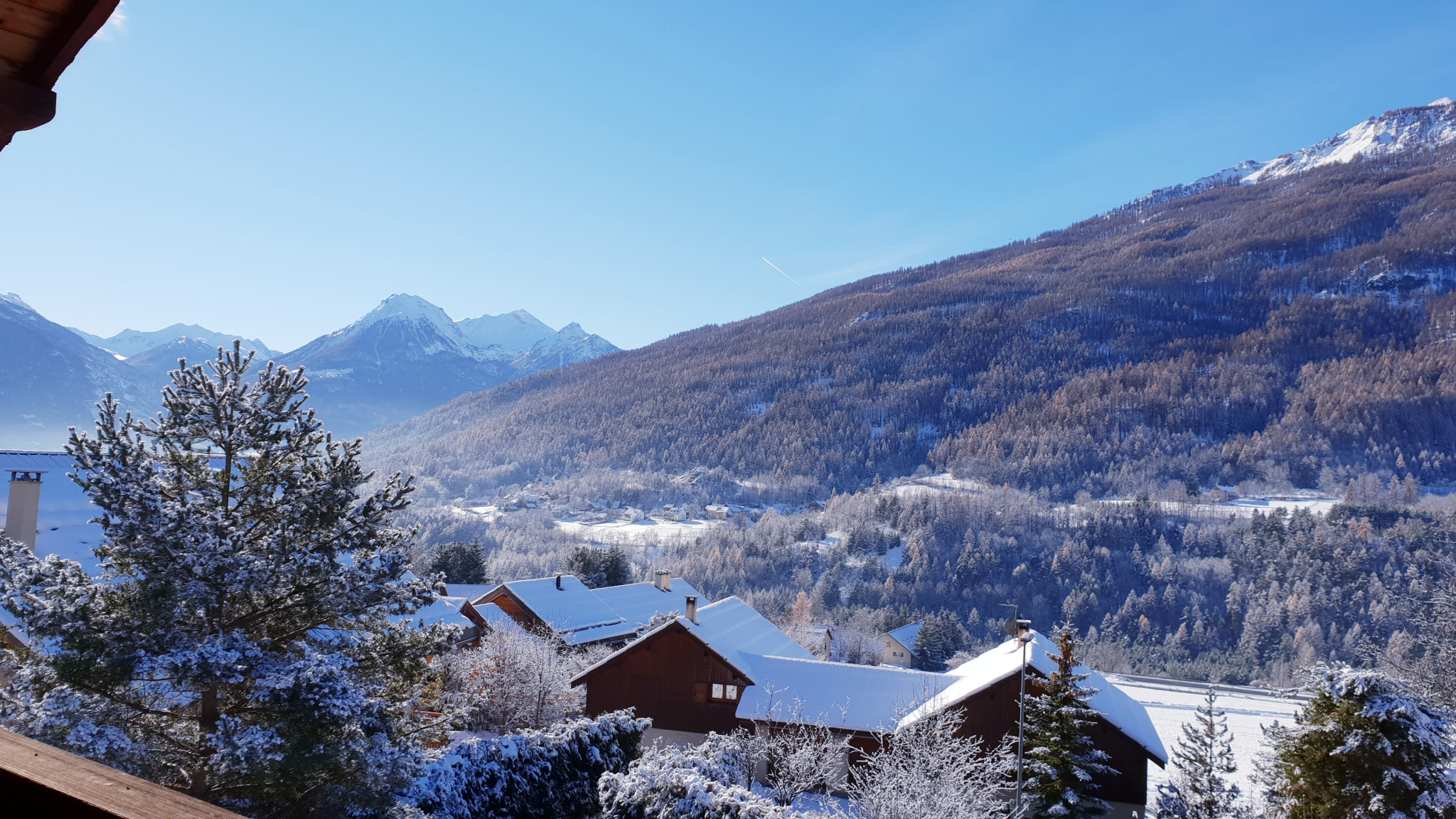 Vue balcon sur la vallée de Briançon